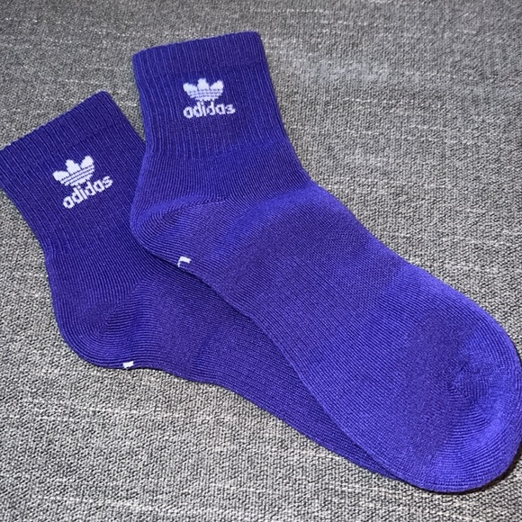 Adidas Women Purple Athletic Socks Cushioned Performance - Picture 1 of 3